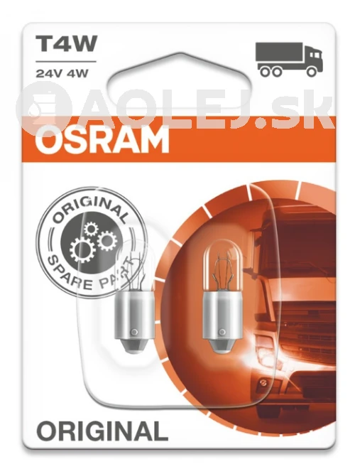 Osram T4W 24V 4W BA9s Original Line - blister