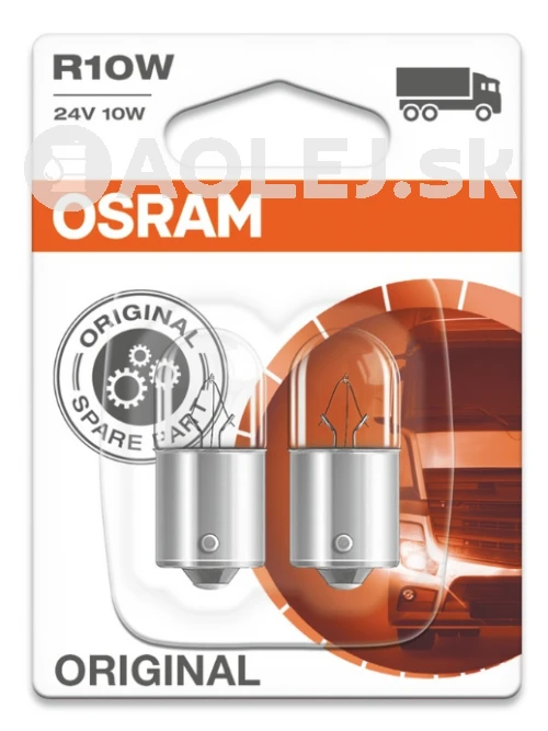Osram R10W 24V 10W BA15s Original Line - blister