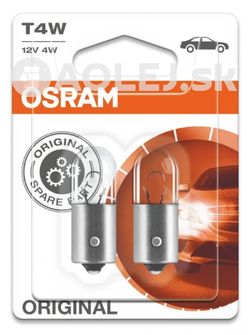 Osram T4W 12V 4W BA9s Original Line - blister