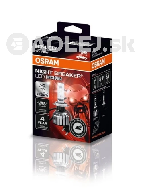 Osram H7-LED +230% Night Breaker GEN2 1ks (motocykel)