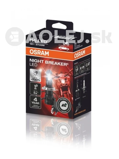 Osram H4-LED +230% Night Breaker 1ks (motocykel)