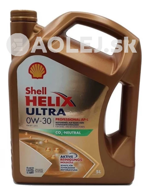 Shell Helix Ultra Professional AP-L 0W-30 5L
