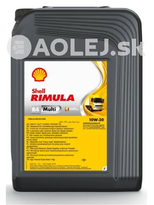 Shell Rimula R4 Multi 10W-30 20L