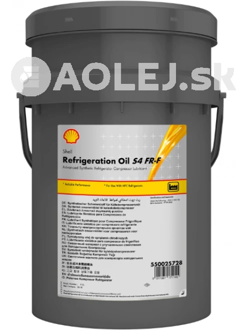 Shell Refrigeration Oil S4 FR-F 68 20L