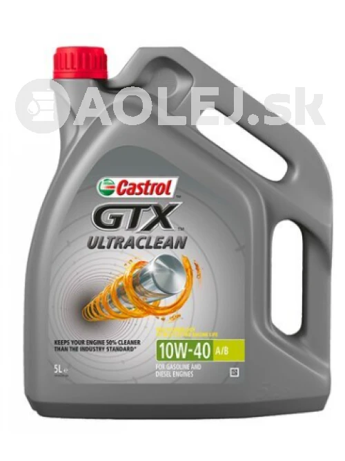 Castrol GTX Ultraclean 10W-40 A/B 5L