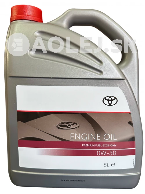 Toyota Premium Fuel Economy 0W-30 5L