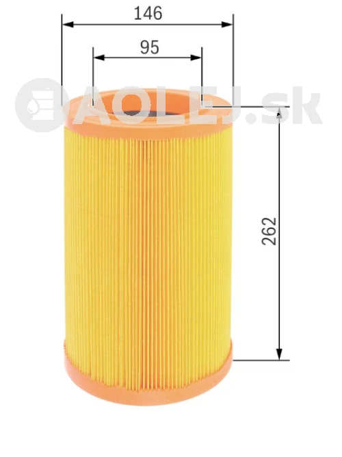 Vzduchový filter S0194 Bosch F026400194