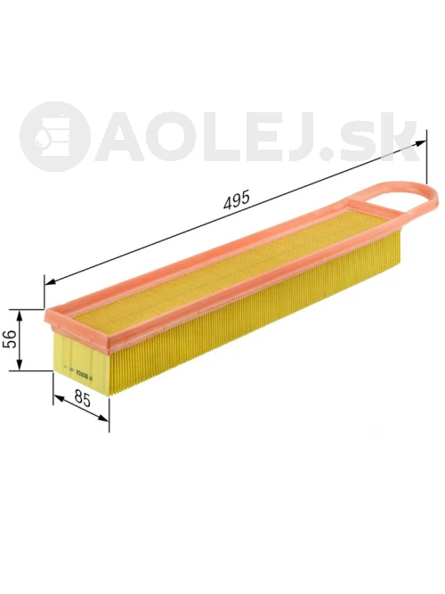 Vzduchový filter S0050 Bosch F026400050