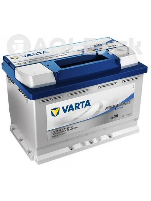 Varta Professional Starter 12V 74Ah 680A  (LFS74)