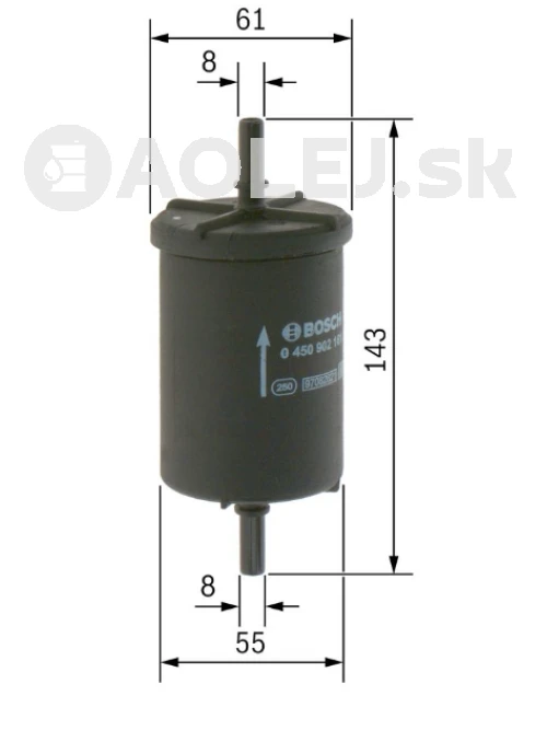Palivový filter F2161 Bosch 0450902161