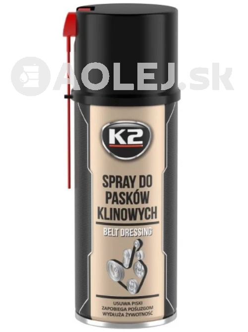 K2 Belt Dressing - sprej na klinové remene 400ml