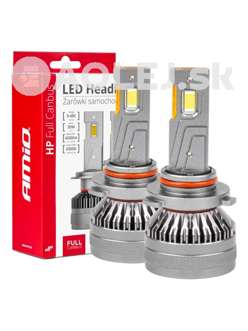 LED žiarovky hlavného svietenia HB3 9005/HIR1 9011/H10 HP séria Full Canbus AMiO-03678