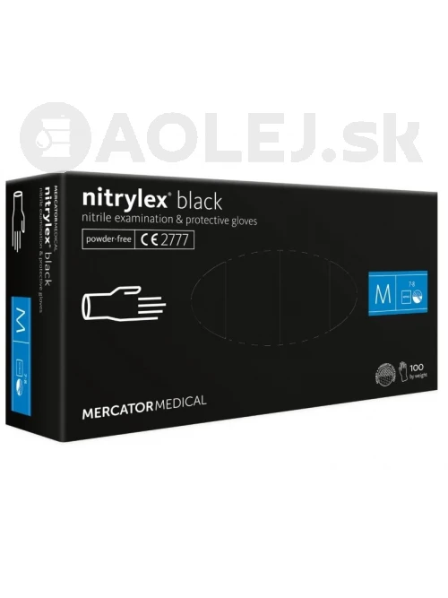 Nitrilové rukavice Nitrylex Basic veľkosť M, 100 ks