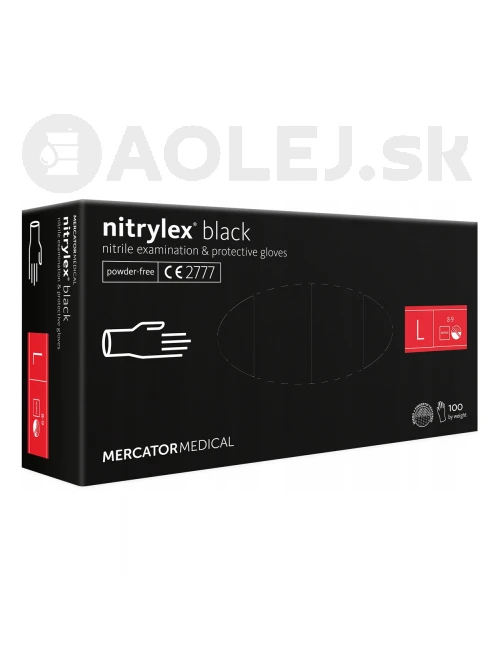 Nitrilové rukavice Nitrylex Basic veľkosť L, 100 ks