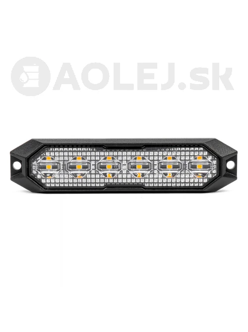 Výstražné osvetlenie oranžové 6x3W LED R65 R10 12/24V IP6K9K AMIO-03930