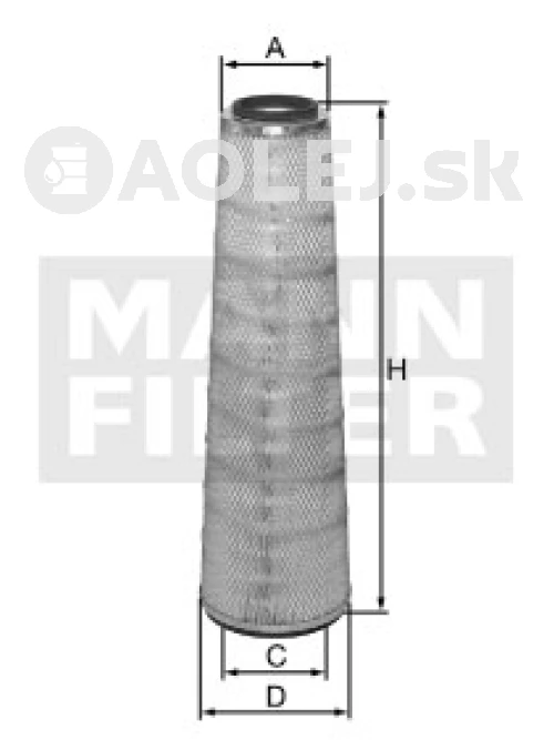 Vzduchový filter MANN FILTER C 21 030