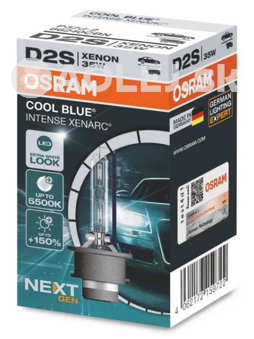 Osram D2S 85V 35W P32d-2 Xenarc Cool Blue Intense Nextgen