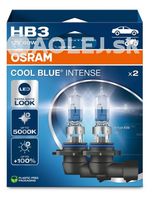 Osram HB3 12V 60W P20d +100% Cool Blue Intense Nextgen Box