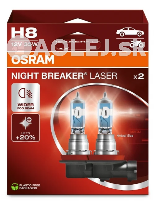 Osram H8 12V 35W PGJ19-1 Night Breaker Laser Box