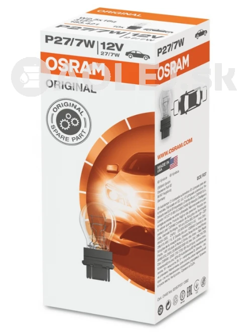 Osram P27/7W 12V 27/7W W2,5x16q Original