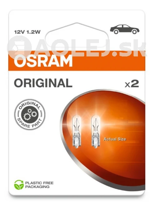 Osram W1,2W 12V 1,2W W2x4.6d Original - blister 2ks