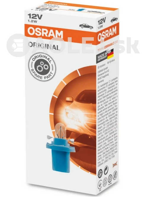 Osram 12V 1,2W BX8,5 Original 