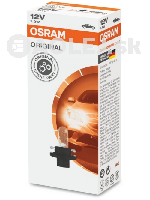 Osram 12V 1,2W BX8,4d Original