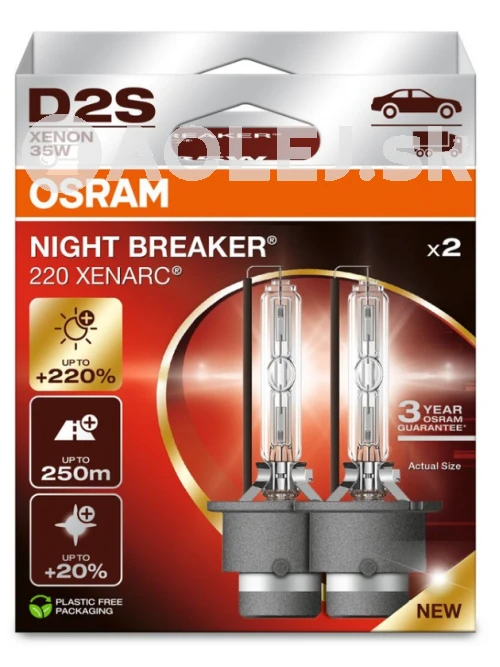 Osram D2S 35W P32d-2 Night Breaker 220% Xenarc 2ks