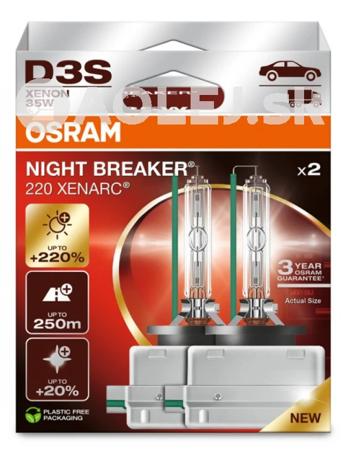 Osram D3S 35W PK32D-5 Night Breaker 220% Xenarc 2ks