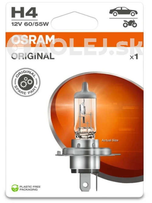 Osram H4 12V 60/55W P43t Original - blister