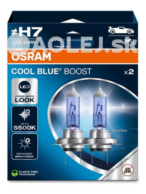 Osram H7 12V 80W PX26d Cool Blue Boost 2ks