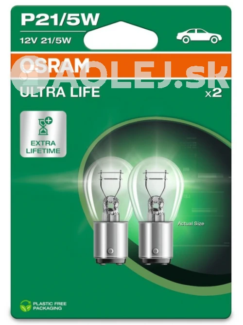 Osram P21/5W 12V 21/5W BAY15d Ultra Life - blister 2ks