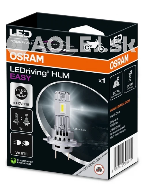 Osram H7/H18 LEDriving HL Easy 1ks