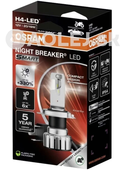 Osram H4 +330% Night Breaker LED Smart 1ks