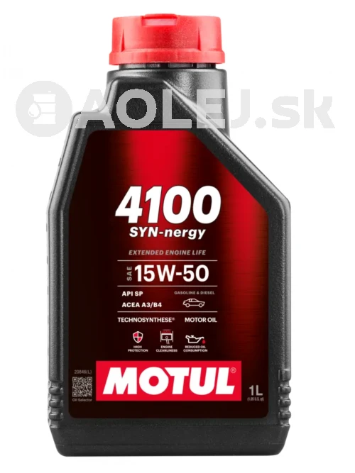 Motul 4100 SYN-nergy 15W-50 1L