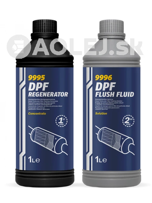 Mannol 9995/9996 DPF Regenerator & Flush Fluid 1L+1L 