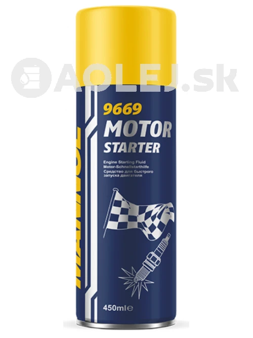 Mannol 9669 Motor Starter - Sprej na štartovanie motora 450ml