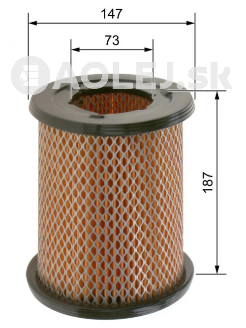 Vzduchový filter S0491 Bosch F026400491