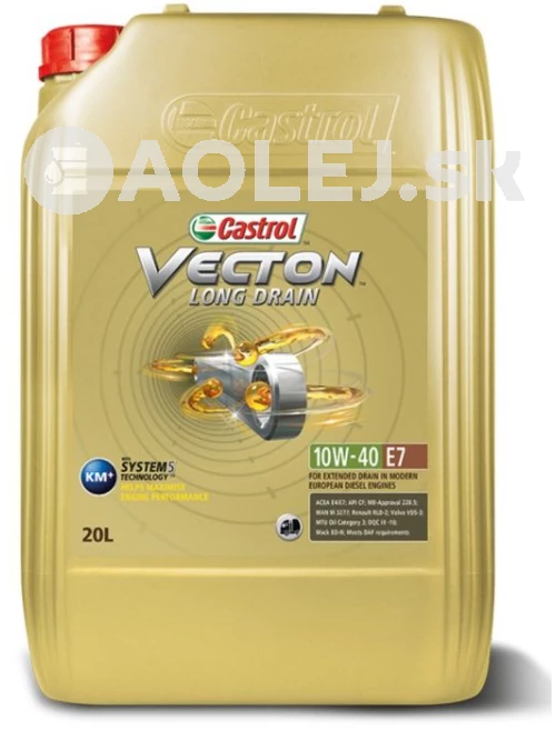 Castrol Vecton Long Drain 10W-40 E7 20L