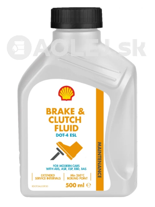 Shell Brake and Clutch Fluid DOT4 ESL 0,5L