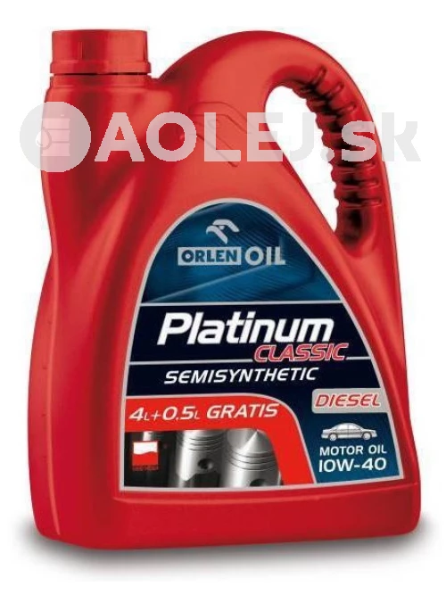 Orlen Oil Platinum Classic Diesel Semisynthetic 10W-40 4,5L