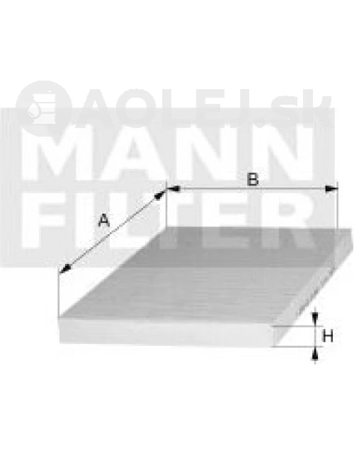 Kabínový filter MANN FILTER CUK 26 019