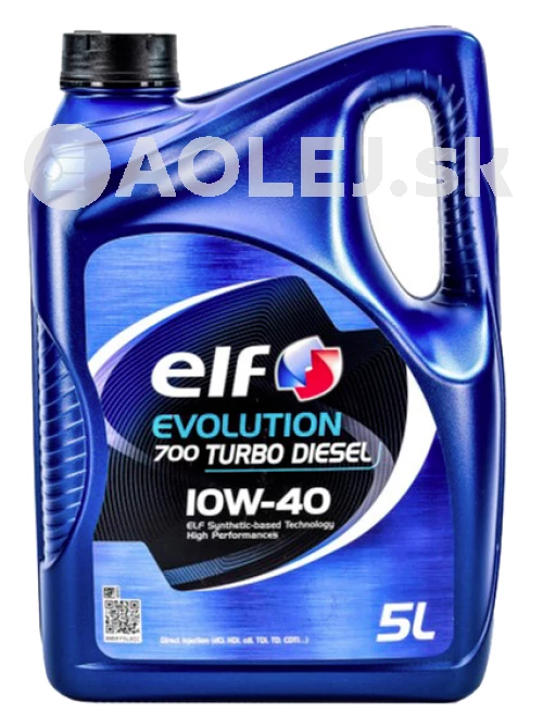 Elf Evolution 700 Turbo Diesel 10W-40 5L