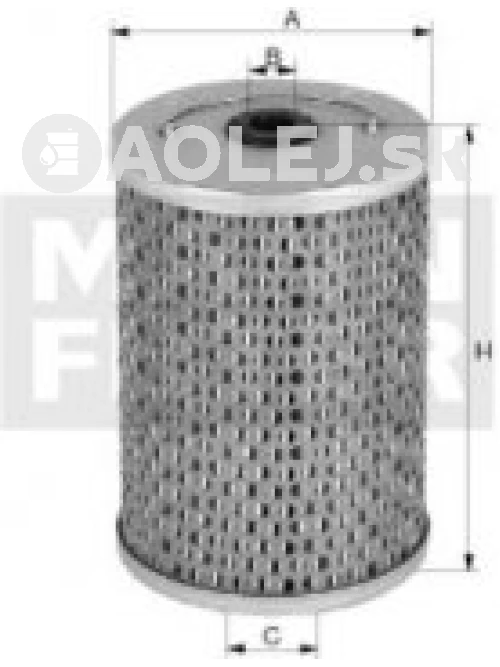 Palivový filter MANN FILTER P 1018/1