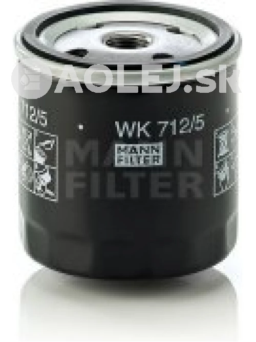 Palivový filter MANN FILTER WK 712/5