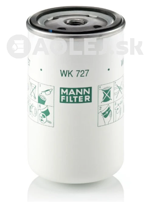 Palivový filter MANN FILTER WK 727