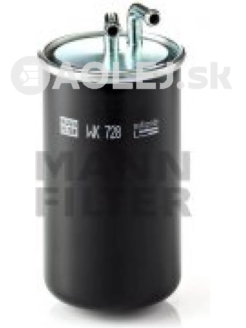 Palivový filter MANN FILTER WK 728