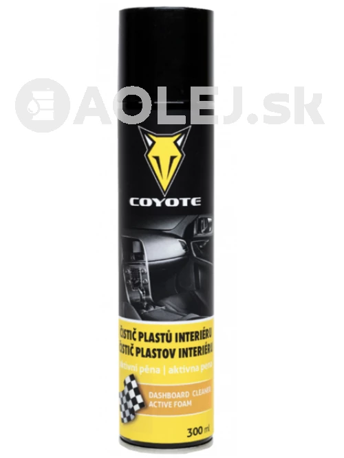 Coyote Aktívny penový čistič plastov interiéru 300ml