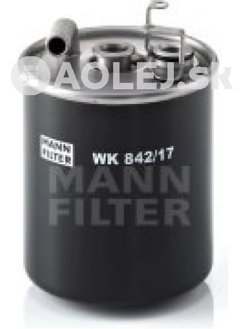 Palivový filter MANN FILTER WK 842/17