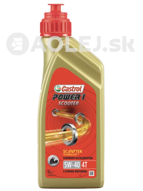 Castrol Power 1 Scooter 4T 5W-40 1L